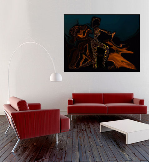 Apparition of Glowing Lady