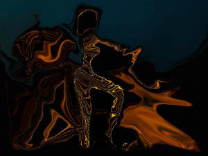 Apparition of Glowing Lady